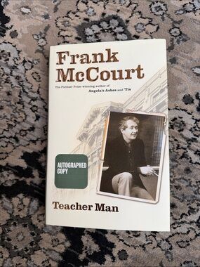 Autographed (Flat Lined) First Edition, of "Teacher Man" by Frank McCourt